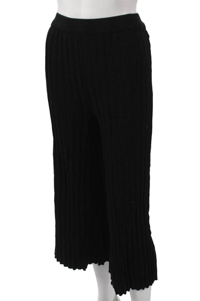 House of Harlow 1960 Women Cropped Black Rayon Pants Size L