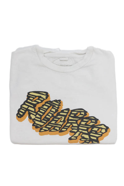 Stella McCartney Kids Unisex Kids Cotton Graphic T-shirt White Size 6