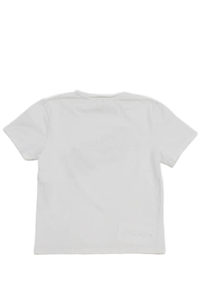 Stella McCartney Kids Unisex Kids Cotton Graphic T-shirt White Size 6
