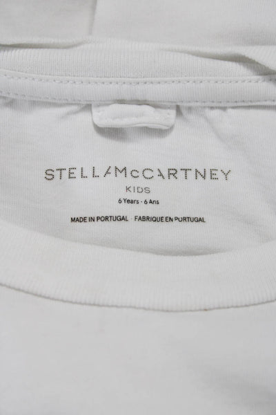 Stella McCartney Kids Unisex Kids Cotton Graphic T-shirt White Size 6