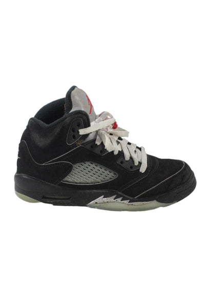 Nike Boys Lace Up High Top Air Jordan Sneakers Black Size 3.5Y
