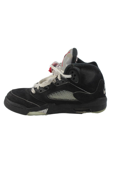 Nike Boys Lace Up High Top Air Jordan Sneakers Black Size 3.5Y