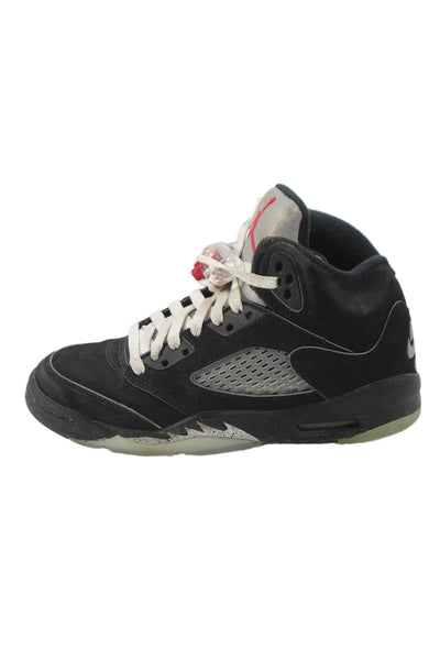 Nike Boys Lace Up High Top Air Jordan Sneakers Black Size 3.5Y