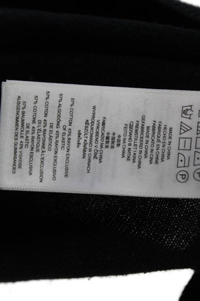 Michael Michael Kors Women Black Pullover Sweater Long Sleeve Size M
