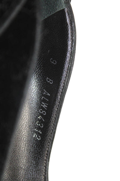 Ralph Lauren Collection Womens Velvet Pointed Toe Pumps Black Size 9 B