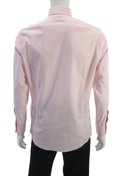 Brooks Brothers Mens Cotton Collared Basic Button Down Shirt White Size 15.5