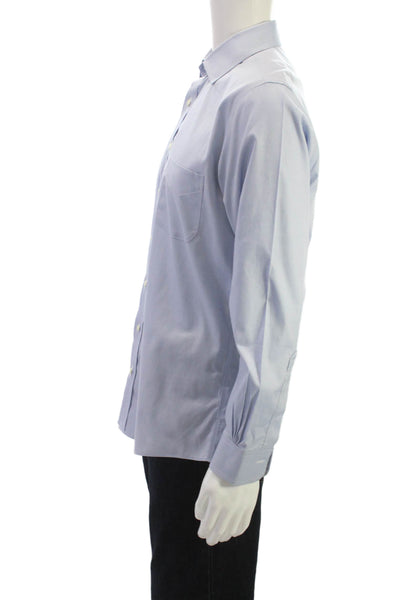 Brooks Brothers Mens Cotton Basic Button Down Shirt Blue Size 15.5