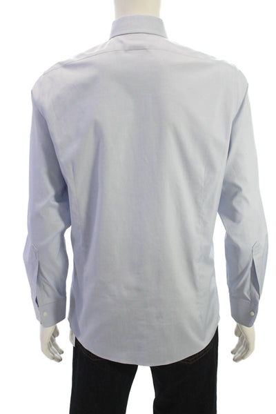 Brooks Brothers Mens Cotton Basic Button Down Shirt Blue Size 15.5
