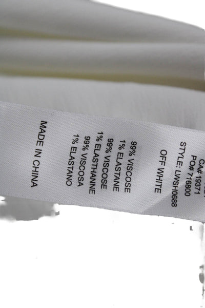 Frame Womens Camisole V Neck White Sleeveless Viscose Size S