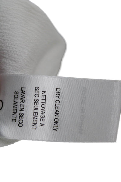 Frame Womens Camisole V Neck White Sleeveless Viscose Size S