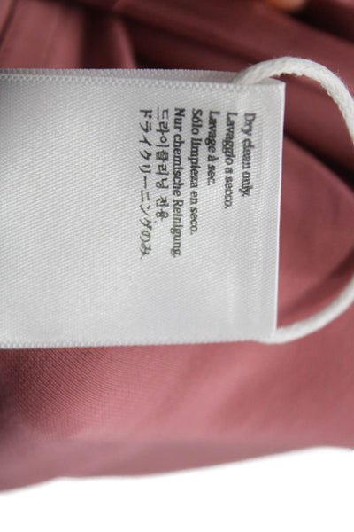Sies Marjan Women Jumpsuit Pink Collared Short Sleeve Viscose Button Size 2