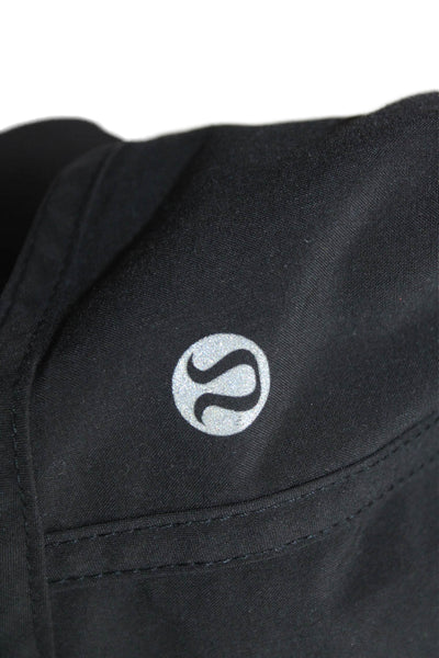 Lululemon Womens Athletic Black Shorts Zip Size 6