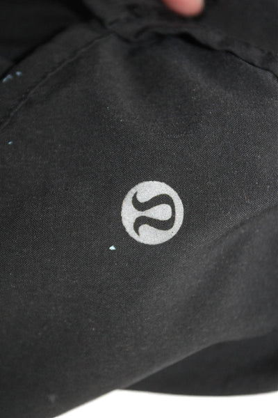 Lululemon Womens Athletic Black Nylon Shorts Size 6