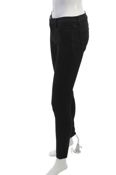 J Brand Women Skinny Jeans Black Cotton Blend Size 27