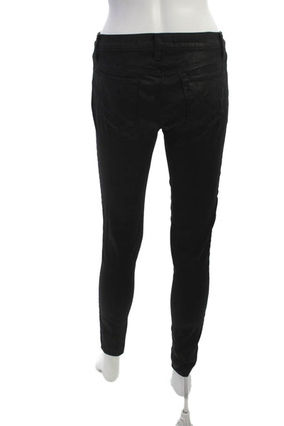 J Brand Women Skinny Jeans Black Cotton Blend Size 27