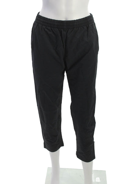 Outdoor Voices Women Cropped Pants Black Pull On 90% Nylon 10% Elastane Size S