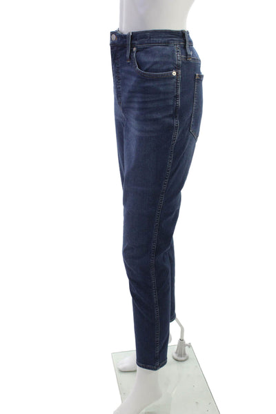 Madewell Womens Straight High Rise Jeans Blue Size 31