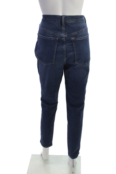 Madewell Womens Straight High Rise Jeans Blue Size 31