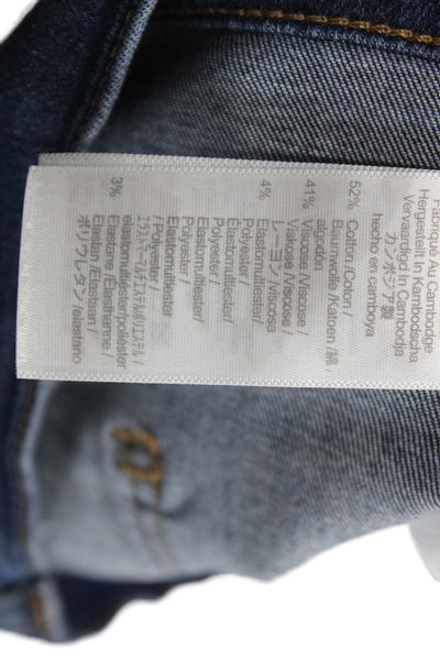 Madewell Womens Straight High Rise Jeans Blue Size 31