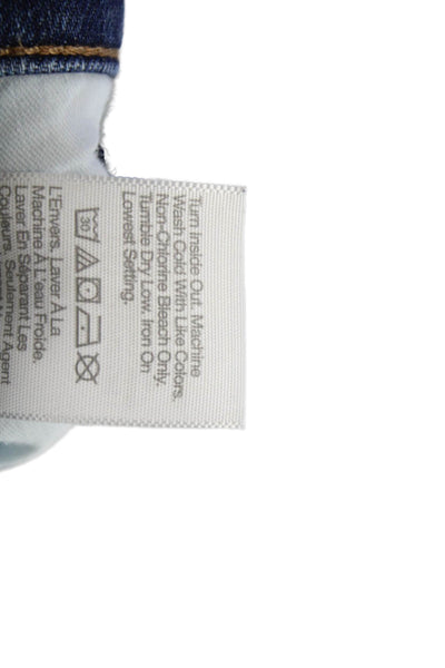 Madewell Womens Straight High Rise Jeans Blue Size 31
