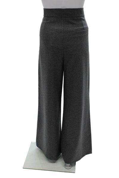 Zara Women Gray Wool Dress Pants Zip Inseam 30 Size M