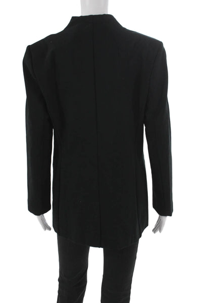 Banana Republic Womens Black Petite Basic Jacket Long Sleeve Size PM