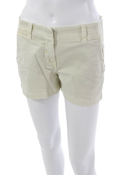 Vineyard Vines Womens Chino Shorts Beige Cotton Spandex Size 2