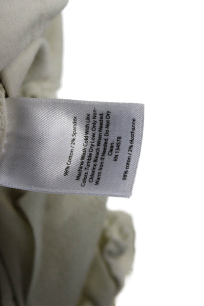Vineyard Vines Womens Chino Shorts Beige Cotton Spandex Size 2