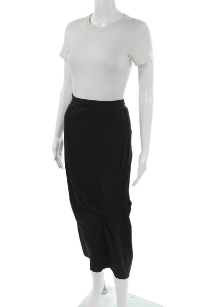 Porto Women Maxi Skirt Black Pull On Size 3