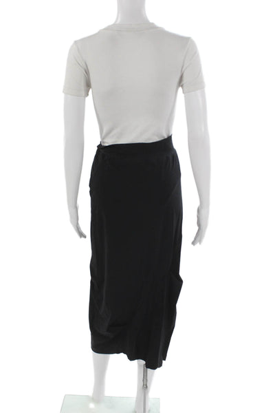 Porto Women Maxi Skirt Black Pull On Size 3