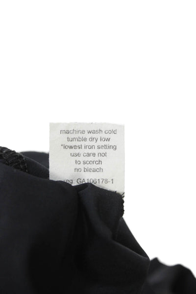 Porto Women Maxi Skirt Black Pull On Size 3
