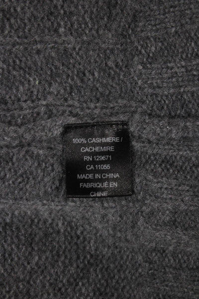 360 Cashmere Womens Turtleneck Pullover Sweater Gray Size XS