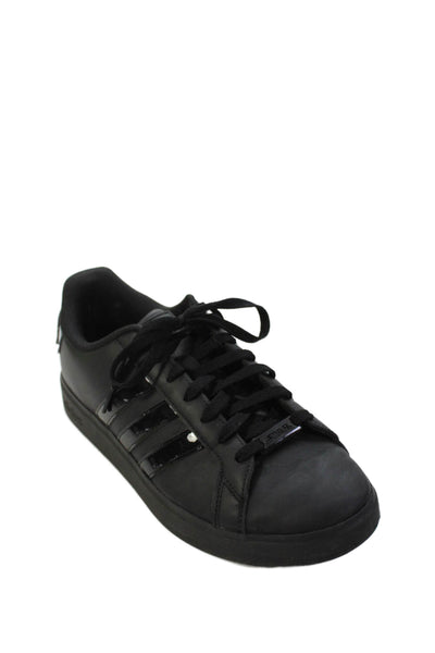 Adidas Womens Monochrome Sci-Fi Character Motif Sneakers Black Size 9