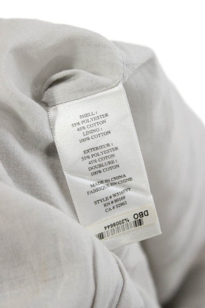 Genera Women Shift Dress Gray Sleeveless Geometric Knee Length Size 10