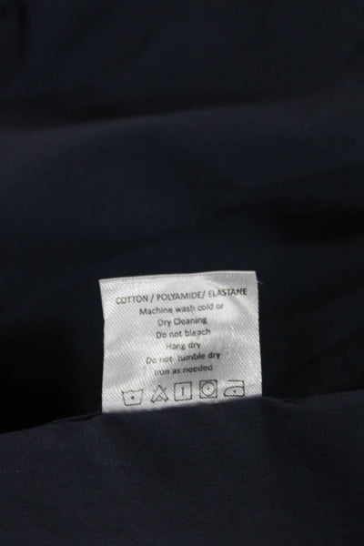 Teddy Stratford Mens Cotton Collared Long Sleeve Button Down Shirt Blue Size 2