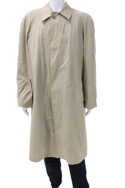 Brooks Brothers Mens Rain Coat Beige Size 42