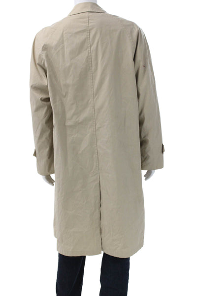 Brooks Brothers Mens Rain Coat Beige Size 42