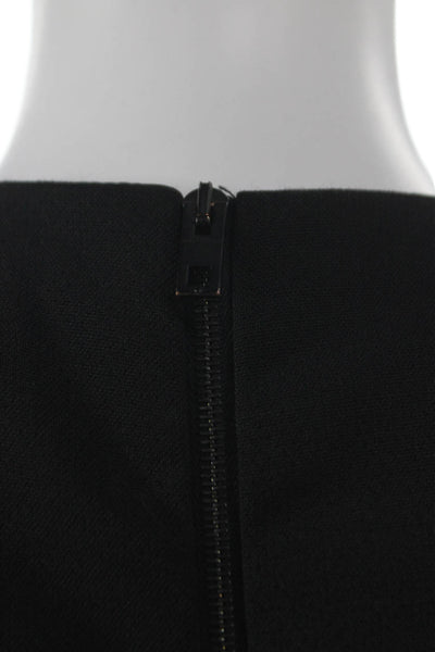 Rag & Bone Women Sheath Dress Black V-Neck Sleeveless Knee Length Size 6