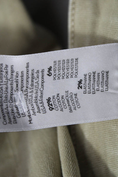 Mother Womens Skinny Jeans Beige Low Rise Button Fly Size 28