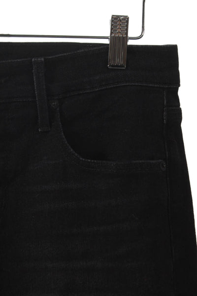 Vince Womens Skinny Black High Rise Cotton Jeans Size 28