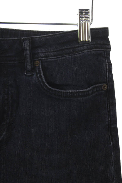 ACNE Studios Women Skinny Jeans Blue Cotton Low Rise Zip Size 32
