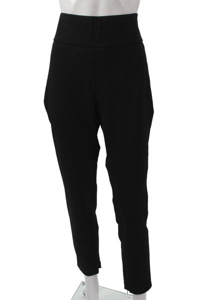 Zara Womens Dress Pants Black Pull On Polyester Size XL