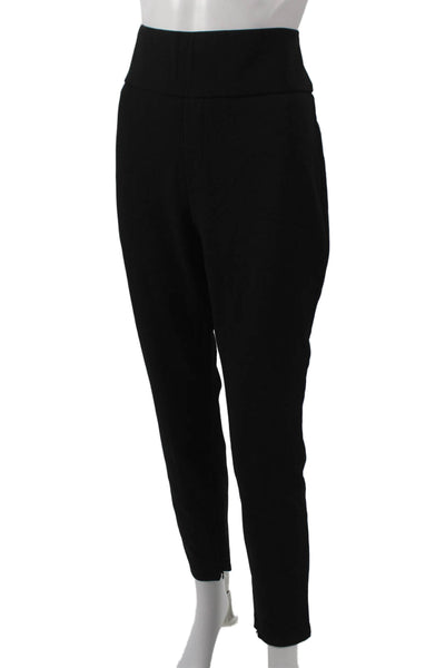 Zara Womens Dress Pants Black Pull On Polyester Size XL