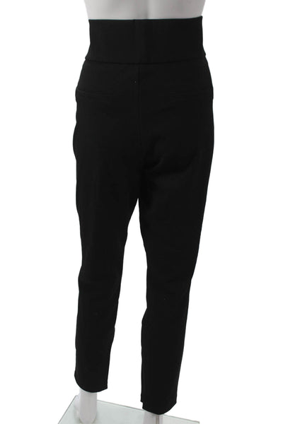 Zara Womens Dress Pants Black Pull On Polyester Size XL