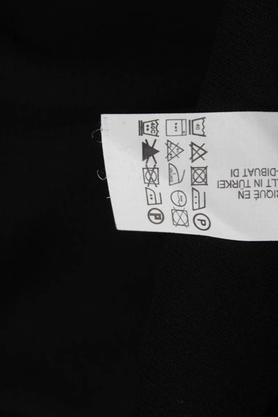 Zara Womens Dress Pants Black Pull On Polyester Size XL