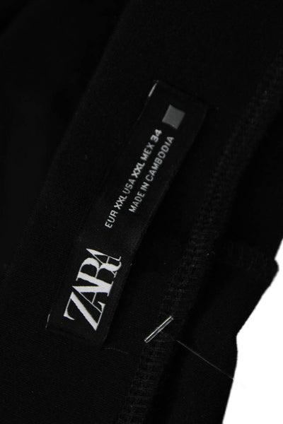 Zara Women Dress Pants Black Size 2XL