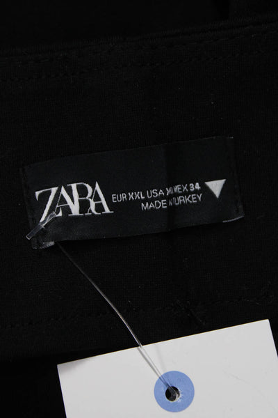 Zara Women Black Ankle Pants Size 2XL