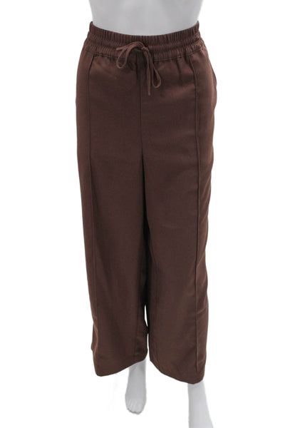 Z Supply Womens Brown Solid Polyester Pants Size XL