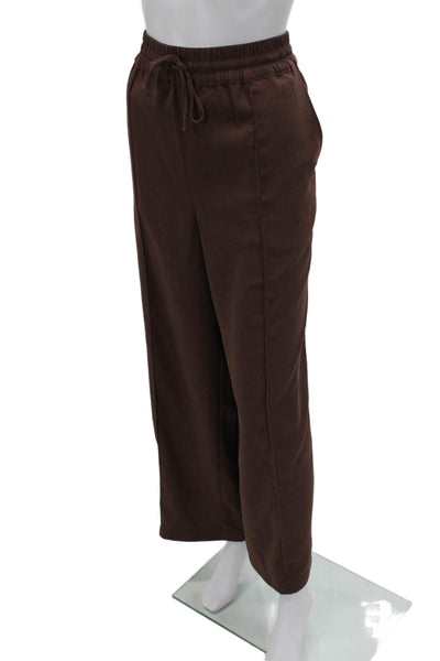 Z Supply Womens Brown Solid Polyester Pants Size XL