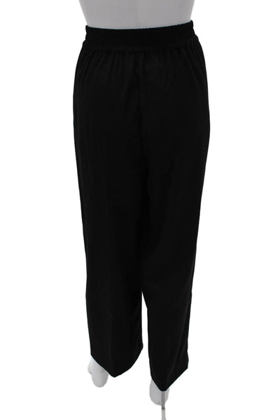 Samsoe & Samsoe Women Black Polyester Solid Pants Size M